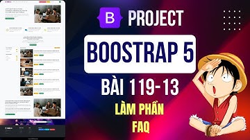 119.13 Bootstrap5 - Project _ Tìm hiểu breadcrumb - Tạo Layout Trang FAQ Với Bootstrap 5