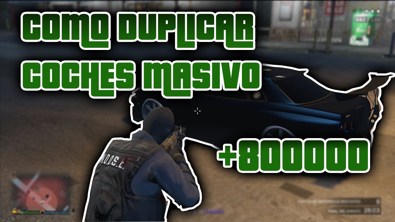 COMO DUPLICAR COCHES MASIVO EN GTA V HOW TO DLUPLICATE CARS IN GTA V