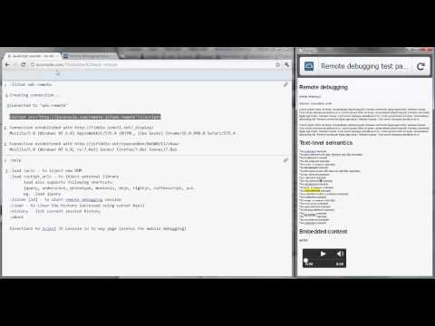 JSConsole demo from WDS presentation