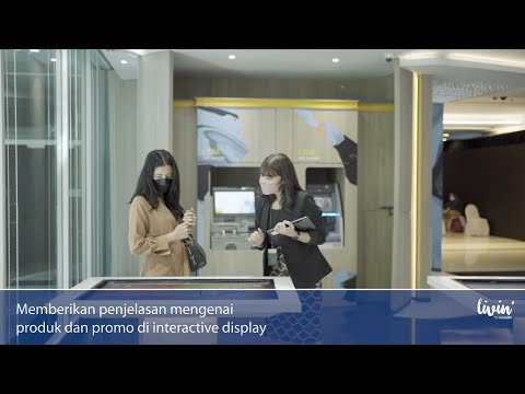 Interactive Display | Branch of The Future Bank Mandiri