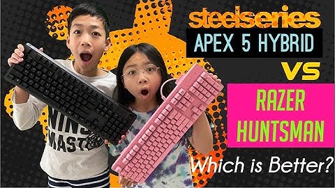 New Gaming Keyboard! | steelseries Apex 5 Hybrid vs Razer Huntsman Pink Quartz | Which is better?