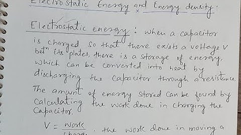 EMF#Electrostatic Energy#3rd Sem.EEE#AKU