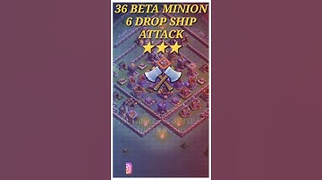 Beta Minion and Drop Ship  Fight 3 Star in 1min|Beta Minion Attack|Drop Ship Attack|Builder Hall-9|