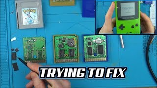 Trying to FIX: 3 x Faulty Nintendo Game Boy Games screenshot 4