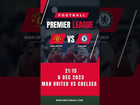 Manchester United meets Chelsea in the 15th round of the English #PremierLeague