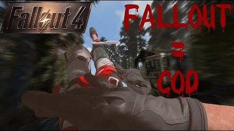 TURNING FALLOUT 4 INTO CALL OF DUTY SO YOU DON