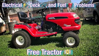 FREE CRAFTSMAN TRACTOR IN NEED OF REPAIR (DLT3000)