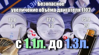 Увеличение объема двигателя МеМЗ 1102, 1103. Бюджетная зажигалка или прыжок с 1.1 на 1.3.