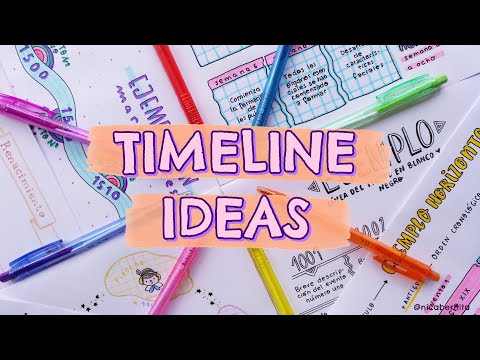 HOW TO MAKE A TIMELINE FOR SCHOOL PROJECT 🌜TIPS FOR BETTER NOTES🌛 AESTHETIC NOTE TAKING