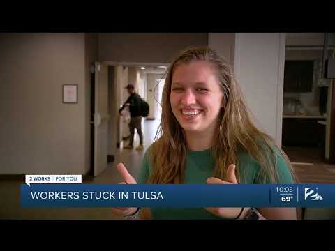 Traveling workers make hotel home away from honme