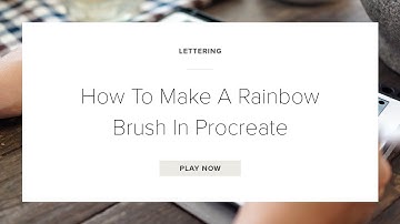 How To Make A Rainbow Brush In Procreate