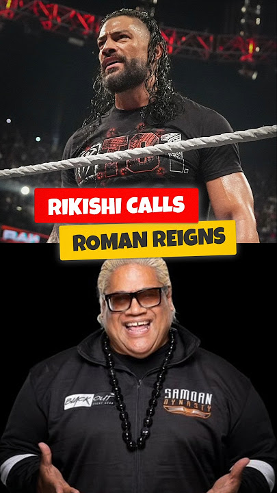😲Rikishi CALLS Roman Reigns! #wwe #trending