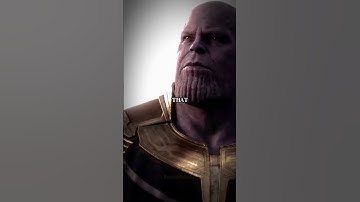 The Hardest Choices Requires The Strongest Wills | Thanos