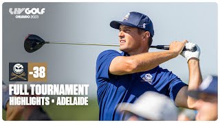 Crushers GC Full Tournament Highlights at LIV Golf Adelaide 2023
