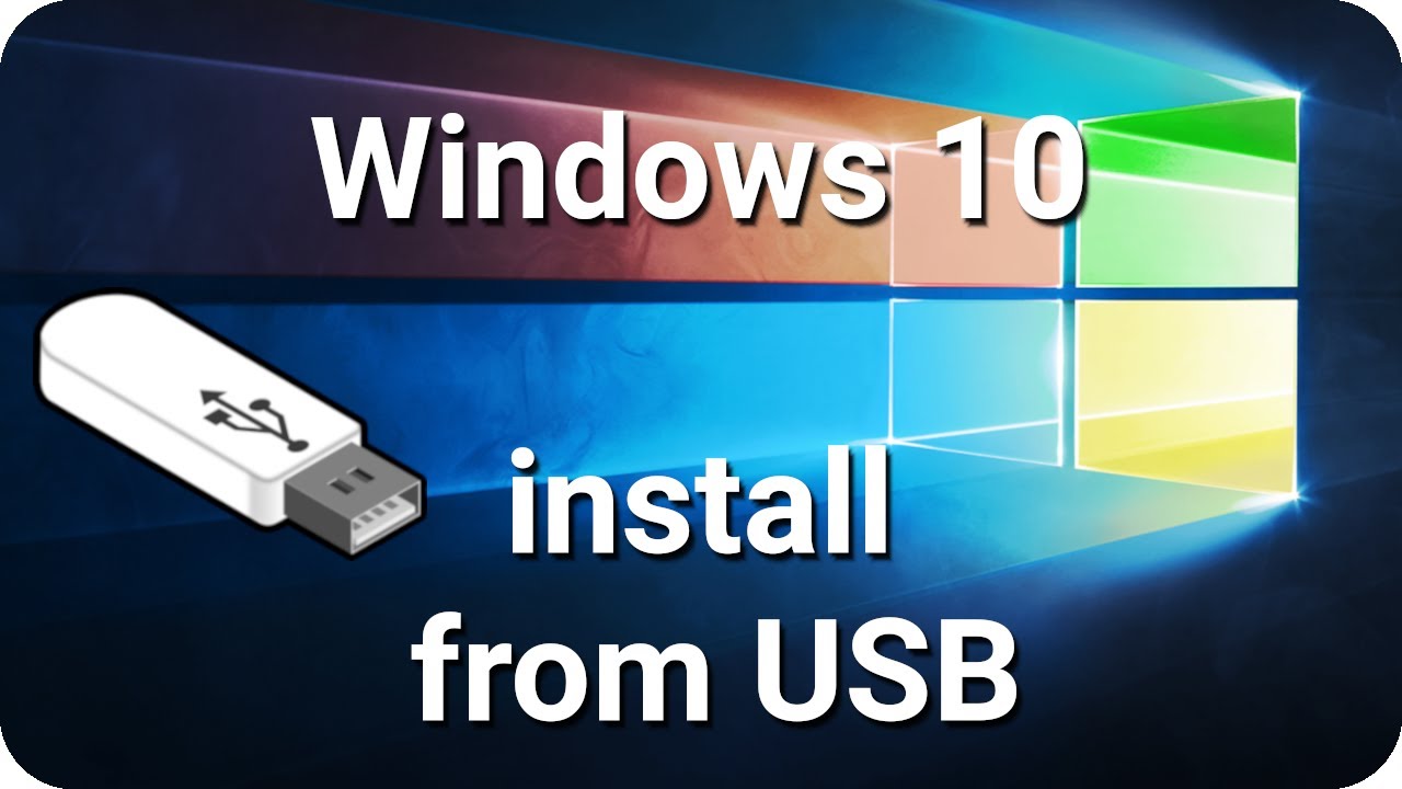 Download and install Windows 6 from USB on new PC - YouTube
