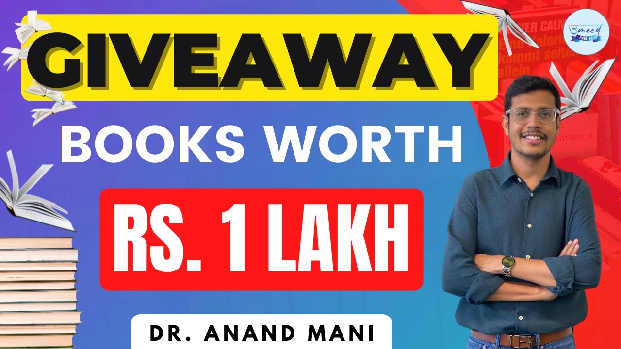 Give away books. Dr Anand.