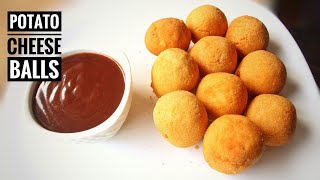 Crispy Potato Cheese Balls - Vegan Recipe || Easy Vegan Appetizer