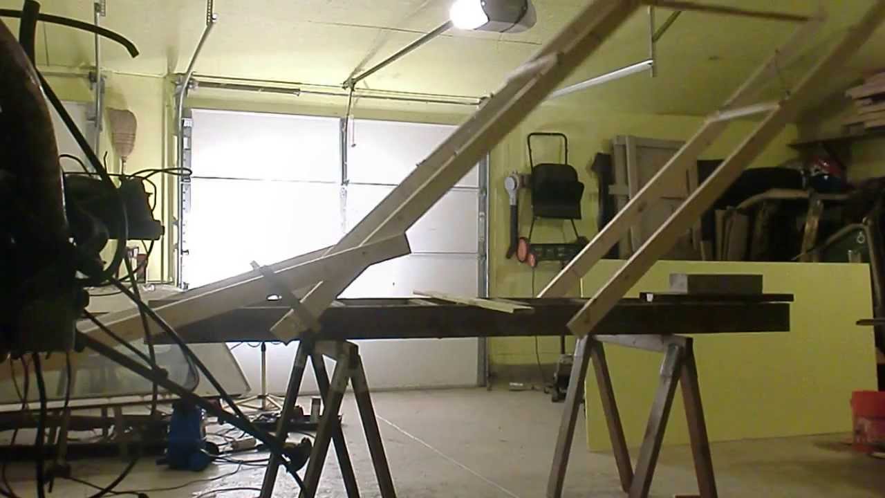 Diy Drywall Or Panel Lift Hoist Youtube