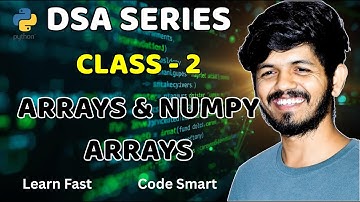 Learn Arrays Step by Step | DSA in Python (Full Guide)