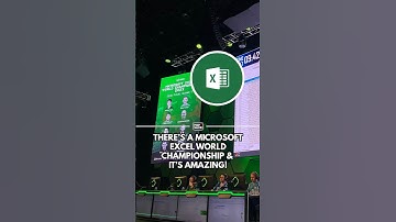 Microsoft Excel. World Championship. $15,000 Prize. 🤷‍♀️ #shorts