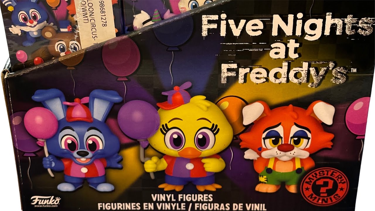 Five Nights at Freddy’s Mystery Mini Vinyl Figures Unboxing (x10)