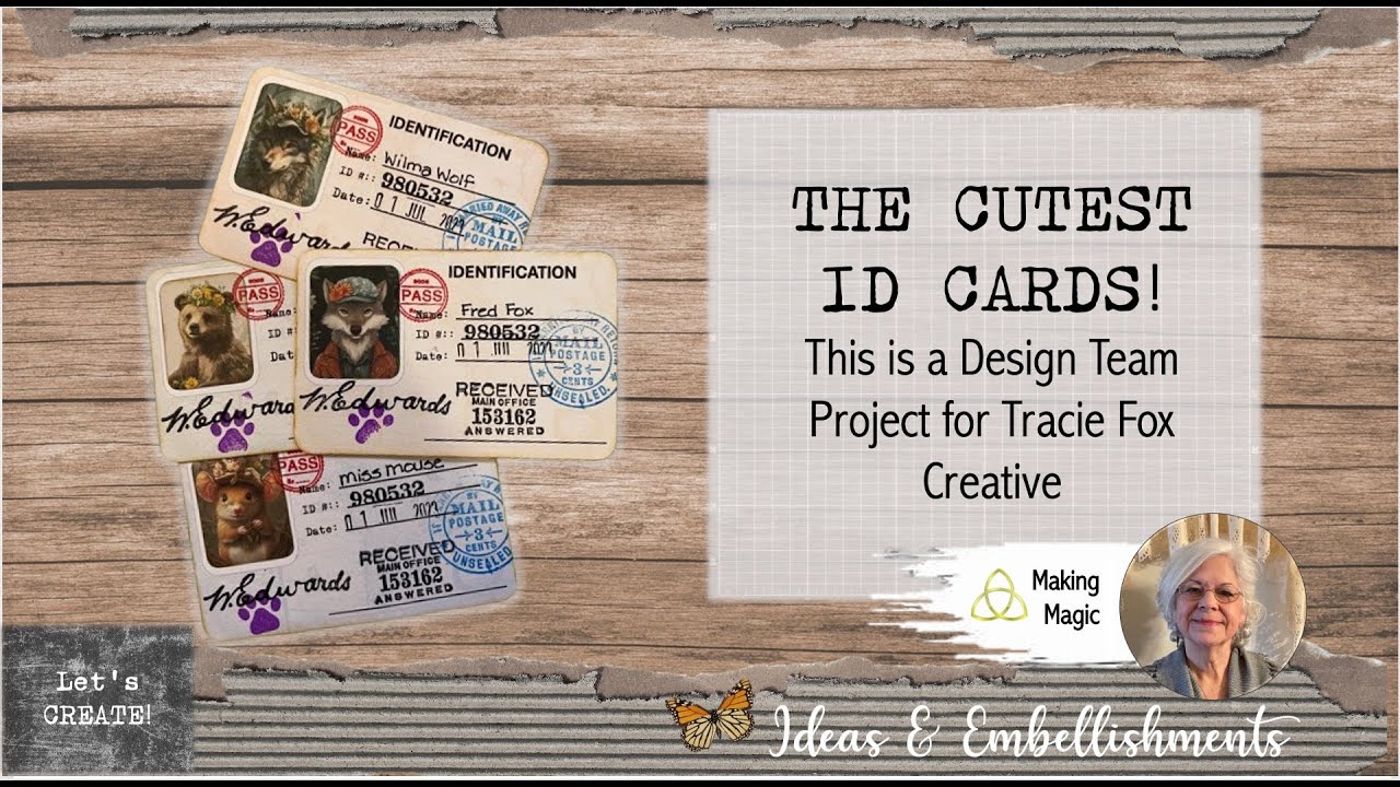 🦊 The Cutest ID Cards and Stamp Filing! 🦊 - CDT Tracie Fox Creative (Ad Feature)