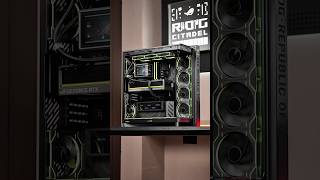 ASUS ROG + RTX 5080 + Ryzen 7 9850X3D gaming PC build #pcbuild #gamingpc #pc
