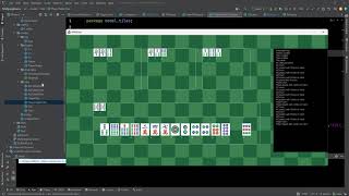 Building a Mahjong Game  - 2. AI Opponents, Table Tiles, and Log screenshot 4