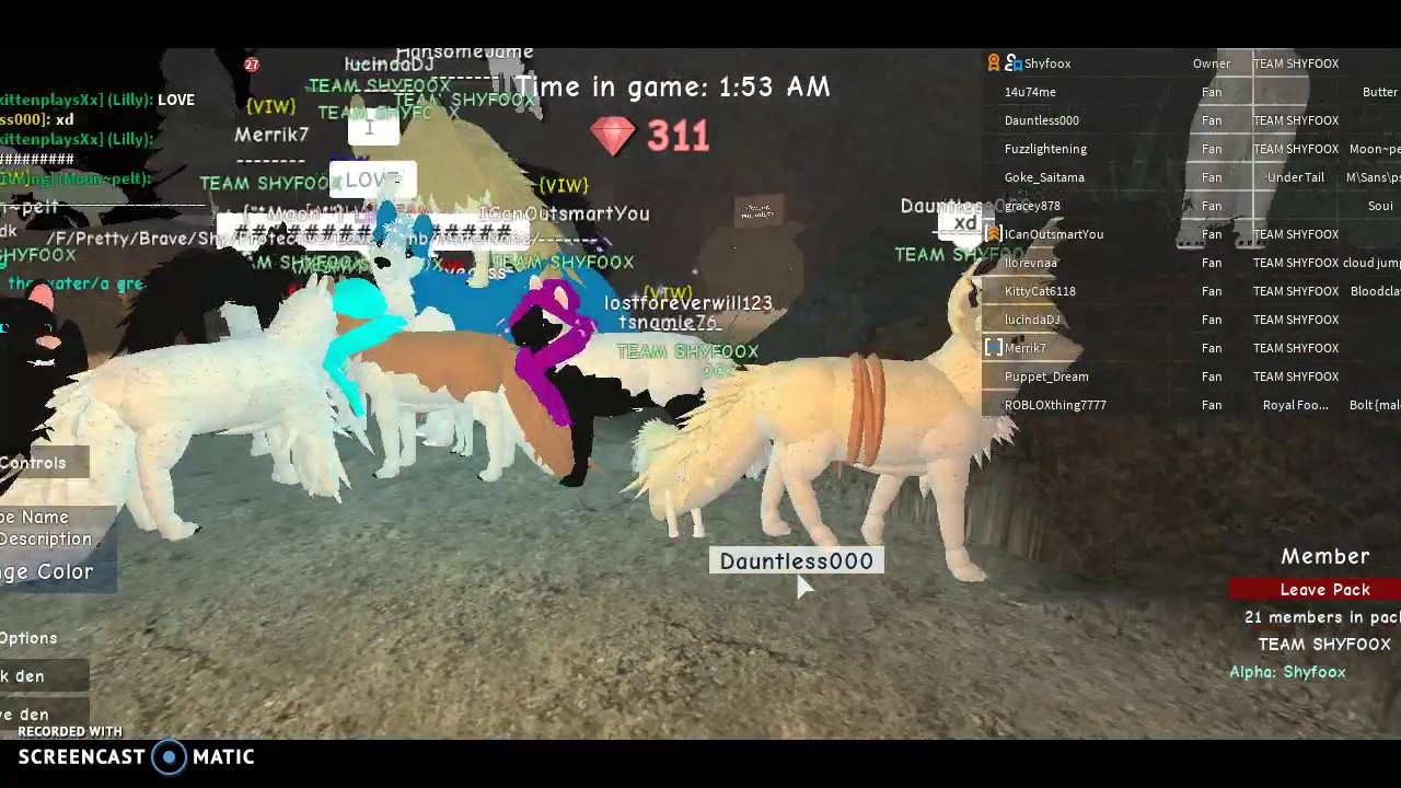 I Saw Shyfoox On Roblox In Game Real - 