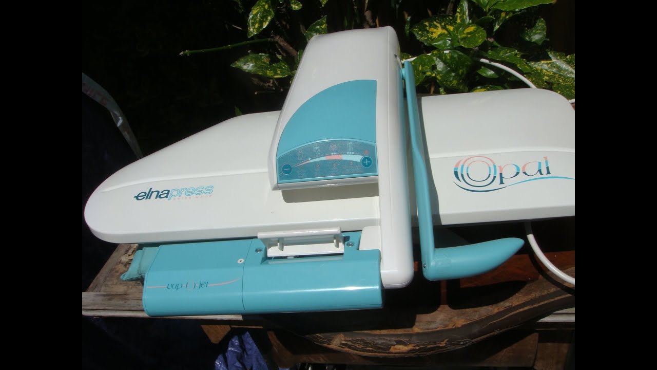 Elna Press Elna Precision Switzerland Iron Clothing Press * See Video