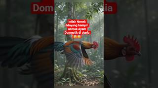 Nenek moyang Ayam Domestik di dunia 😱😱. #shorts #shortvideo #viral