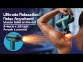 Portable Electric Massage Gun Review — 4 Interchangeable Heads & LED Light for Full Body Relaxation
