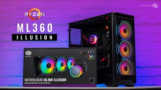 HOW TO Install Cooler Master ML360 Illusion on AM4 & AM5 Motherboards screenshot 5