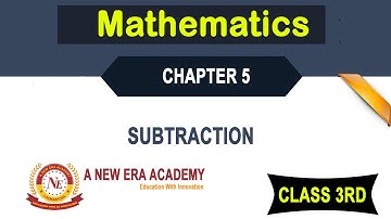 Class 3rd Mathematics Subtraction Chapter 5