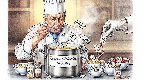Master Chef Tasting a Bouillion Analogy For Incremental Reading