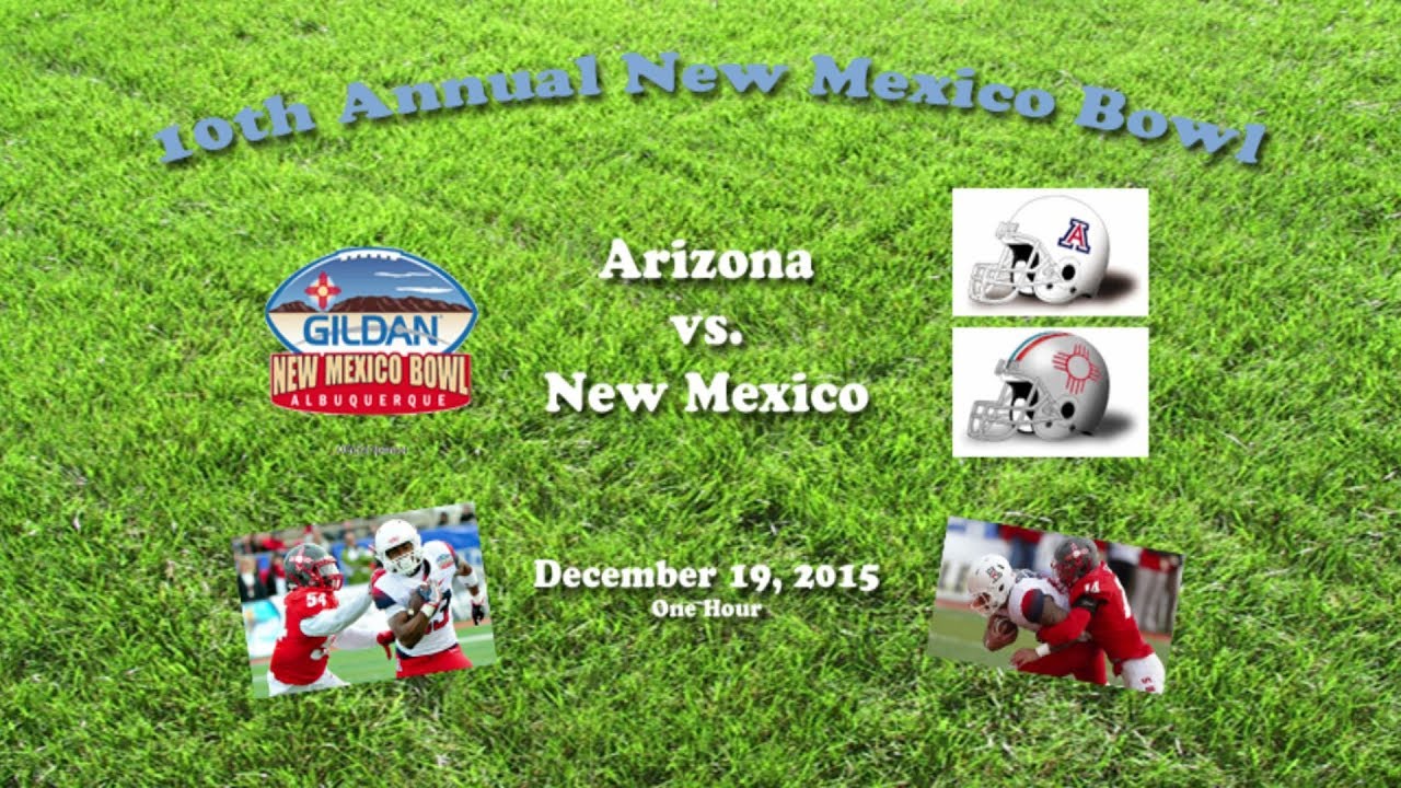 2015 New Mexico Bowl (Arizona v New Mexico) One Hour YouTube