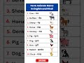 Farm Animals Name In English And Hindi | Farm Animals Vocabulary | Animals Name For Students