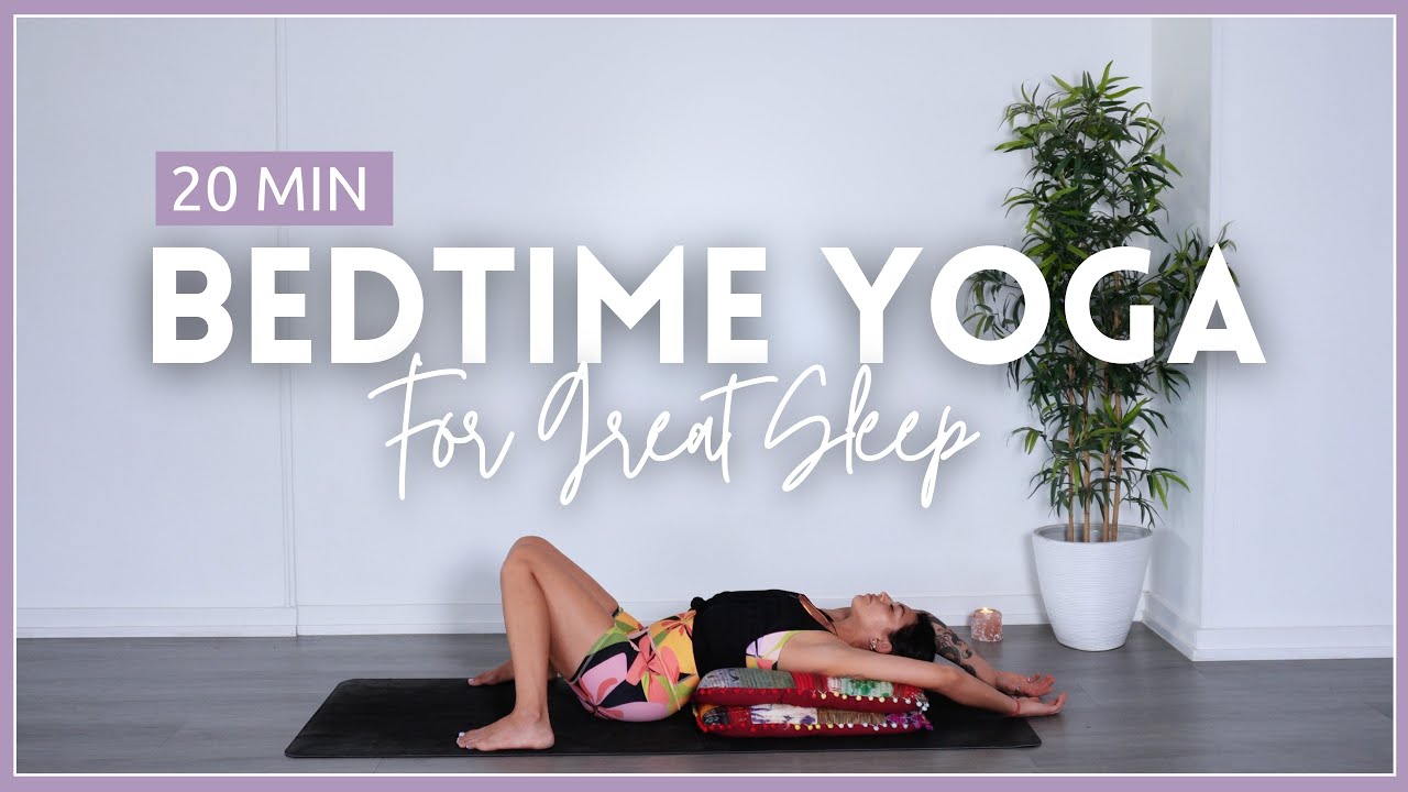 Bedtime Yoga | 20-Min Gentle Flow to Relax, Release & Sleep Welll - YouTube