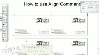 How to use Align Command in Freehand 10