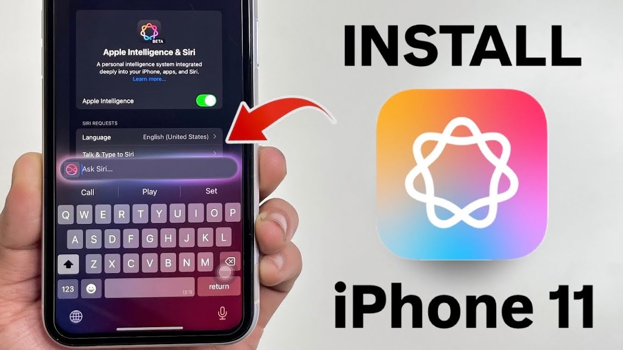 How to install & Enable Apple Intelligence on iPhone 11 (iOS 18) - YouTube