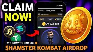 FREE $47.22 USDT DAILY - $HAMSTER Kombat | Withdrawal to Binance _ Listed • SWAPPING TO USDT