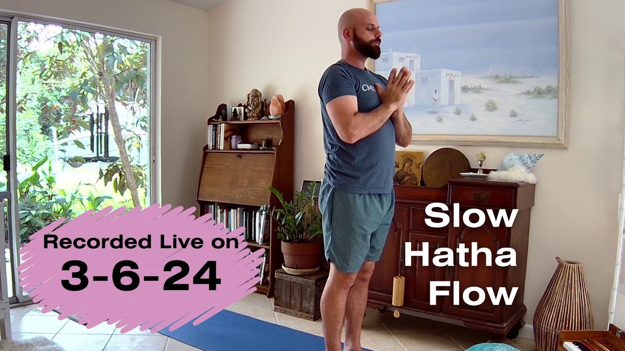 56 Minute Slow Hatha Flow | Live from InsightTimer 3/6/24