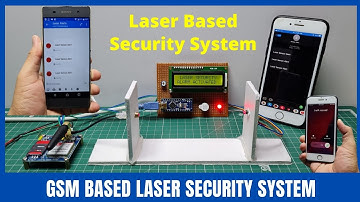 Laser Security System Using Arduino| GSM | Home security system