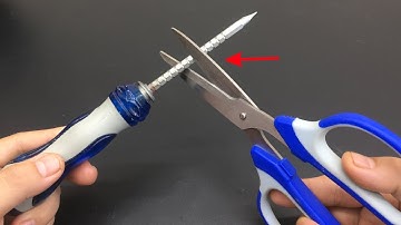 Sharpen Scissors Like a Razor.  No Tools, No Hassle!