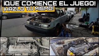 RESTAURANDO EL TSURU III DESDE 0, COMO HACER EL MANTENIMIENTO AL MOTOR ¿? YA ENCENDIO ¿? CAPITULO 1