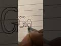 Ga letter English handwriting 🖊️ | KB Handwrites #art #handwriting #englishhandwriting