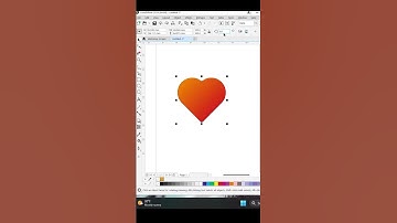 How To Create Heart Shape In Corel Draw #Shorts #Heartshape #coreldraw