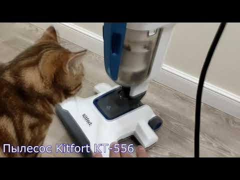 Вертикальный паровой пылесос Китфорт. Kitfort КТ-556. Обзор. - YouTube