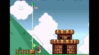 Super Mario All-Stars -  Jumping Over the Flagpole