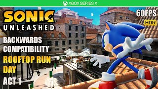 Sonic Unleashed - Rooftop Run Day Act [60FPS HDR] [XBOX SERIES X]